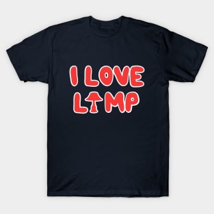 I Love Lamp T-Shirt